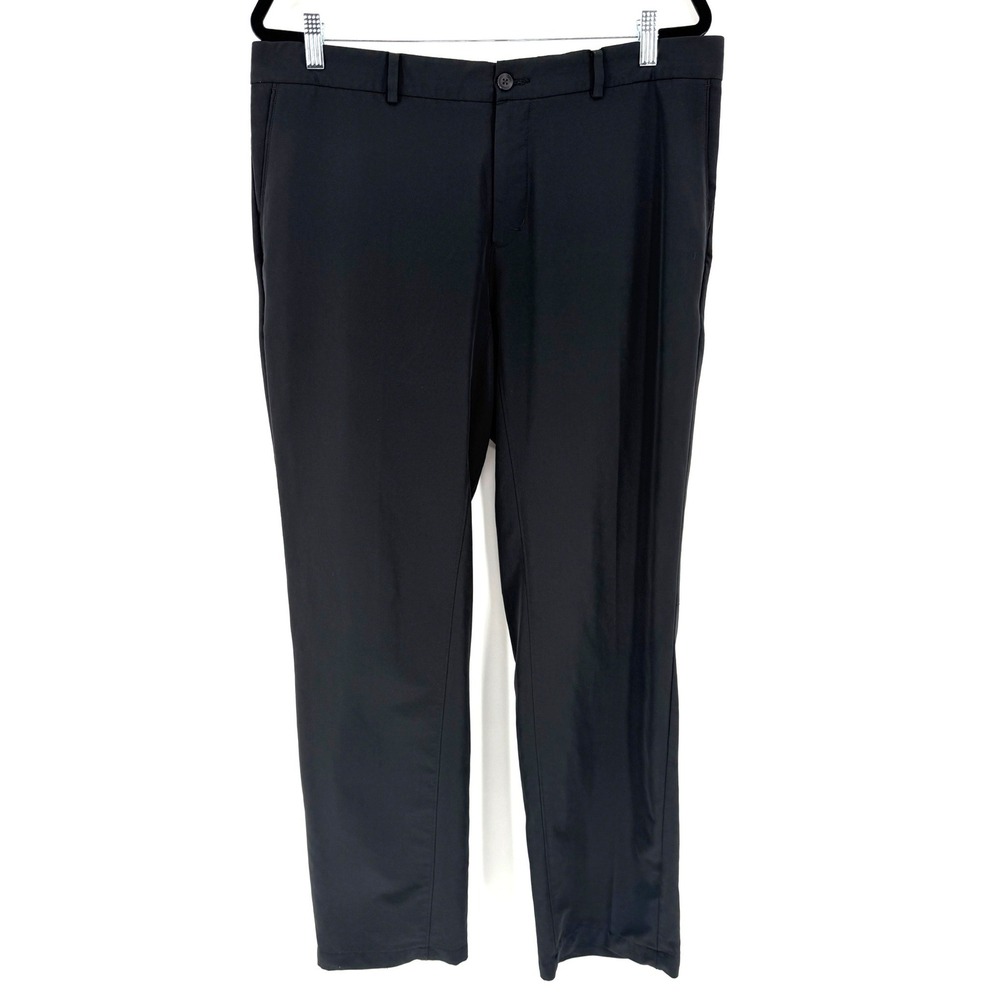 Nike Golf Pants Standard Fit 36x32 Black Dri-FIT Stretch Performance Trousers